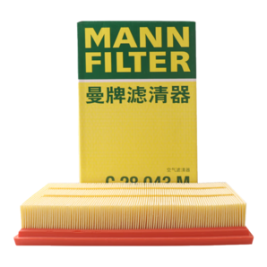 曼牌（MANNFILTER）空氣濾清器空氣濾芯空濾C28043M新朗逸新寶來(lái)新poloPLUS新明銳1.5