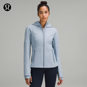 lululemon丨Cross Chill 女士運(yùn)動(dòng)夾克 LW4CEGS 水泥藍(lán) XXS