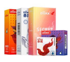 zioxx 赤尾 玻尿酸情趣安全套組合 34只