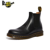 Dr.Martens 馬?。―R.MARTENS）2976 YS男女款秋季舒適百搭黃車線黑色女切爾西靴城市輕戶外 黑色 43