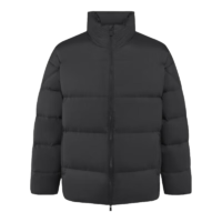 森馬（Semir）[張新成輕松羽絨系列]三防羽絨服男冬季情侶純色外套上衣 [24款90高標(biāo)絨子]黑色 灰鴨絨 170/88A/M