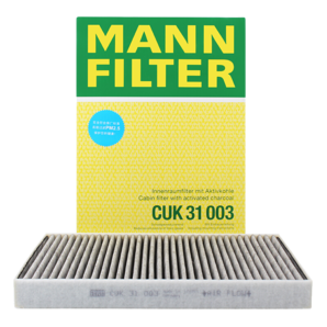 曼牌（MANNFILTER）CUK31003/1活性炭空調(diào)濾芯適用奧迪A4L A6L Q5LA7Q7A8L保時捷途銳