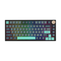 VGN N75 Pro 三模機(jī)械鍵盤(pán) 82鍵 加勒比海 蒸汽波軸 RGB