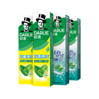 DARLIE好來(lái)(原黑人)雙效薄荷清新牙膏4支 800g