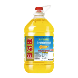 金龍魚葵花籽食用植物調(diào)和油5L桶人氣爆款食用油家用桶裝