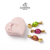 GODIVA 歌帝梵 粉色心形巧克力禮盒 6顆