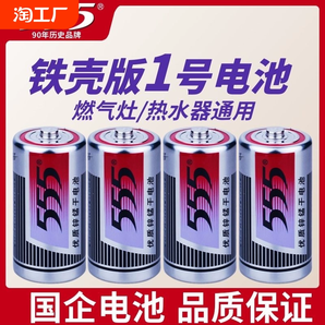 555大號電池1號電池一號燃氣灶熱水器灶臺煤氣灶老式手電筒D型R20