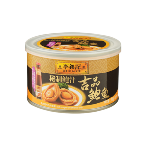 李錦記秘制鮑汁即食吉品鮑魚罐頭2只裝200g港式風(fēng)味海鮮預(yù)制菜