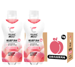 CELSIUS 燃力士 無(wú)糖0卡果味氣泡水 白桃烏龍茶風(fēng)味 350ml*12瓶