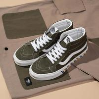 VANS 范斯 Sk8-Mid Reissue 女款薄荷曼波綠板鞋 VN0A391F2BN