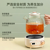 LOCK&LOCK 全玻璃養(yǎng)生壺多功能家用煮茶器燒水壺辦公室恒溫花茶壺