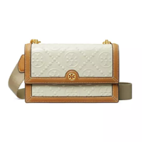 TORY BURCH 湯麗柏琦 T Monogram 壓花漆皮單肩包