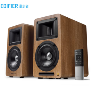 EDIFIER 漫步者 AIRPULSE A80 桌面 藍(lán)牙音箱 胡桃木