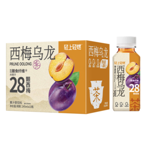 輕上0添加蔗糖 西梅烏龍245ml*10瓶