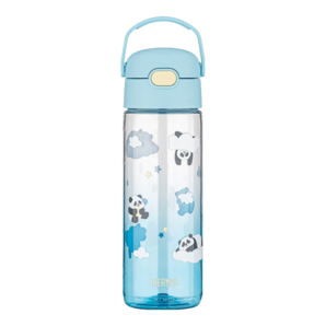 膳魔師（THERMOS）兒童大水杯壺膳魔師tritan便攜直飲杯男女學(xué)生小熊貓600ml藍(lán)