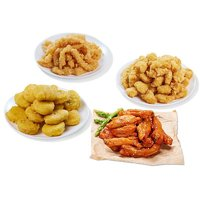 鳳祥食品 炸雞半成品小食桶1540g（黃金雞塊+雞米花+小酥肉+嫩汁雞）