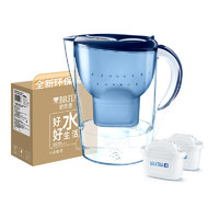 BRITA 碧然德 過濾凈水器 家用濾水壺 凈水壺 海洋系列 3.5L藍(lán)色1壺3芯