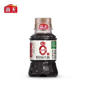 海天0金標(biāo)生抽特級(jí)醬油100mL低鹽健康調(diào)味品家常料理食材