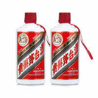 MOUTAI 茅臺 醬香型白酒 飛天茅臺53度 500ml*2瓶（年份隨機(jī)）