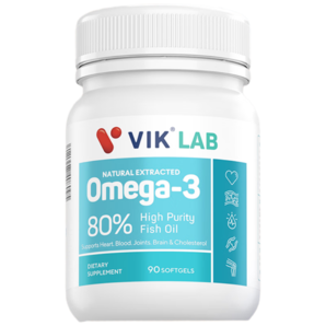 VIKlab80%高濃度深海魚油軟膠囊90粒/瓶 rtg無腥含EPA DHA omega-3 易吞服復(fù)配性價(jià)比學(xué)生中老年成人進(jìn)口