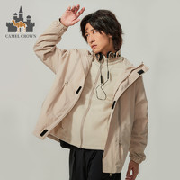 CAMEL 駱駝 沖鋒衣雙面絨三合一防風(fēng)戶外登山服