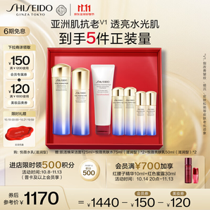 資生堂（SHISEIDO）悅薇滋潤型水乳套裝美白淡斑緊致護(hù)膚品化妝品禮盒生日禮物送女生