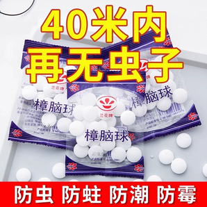 樟腦丸家用衣柜防霉防蟲樟腦球驅(qū)蟲防潮防蛀衛(wèi)生球防蟑螂除味蟲子