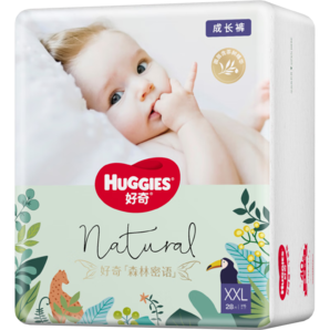 好奇（Huggies）森林密語成長褲XXL28(15kg以上)加加大號嬰兒尿不濕超薄透氣