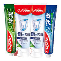 Colgate 高露潔 香氛牙膏 龍井120g+薄荷120g+防蛀2支