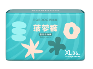 BoBDoG 巴布豆 菠蘿系列 拉拉褲 XL36片