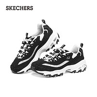 SKECHERS 斯凱奇 甜心熊刺繡蕾絲老爹鞋896085