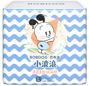 BoBDoG 巴布豆 小波浪系列 寶寶紙尿褲L78片