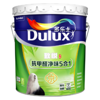 多樂士（Dulux）乳膠漆致悅抗甲醛凈味五合一內墻油漆涂料防霉墻面漆A8147 18L