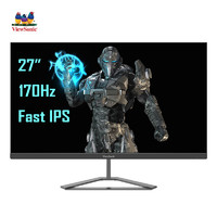 ViewSonic 優(yōu)派 新款27英寸2K170Hz電競(jìng)FastIPS 1msGTGHDR電腦顯示器 VS20050