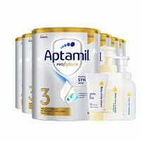 Aptamil 愛(ài)他美 澳洲愛(ài)他美白金奶粉3段900g*6罐+mamakids正裝3件套