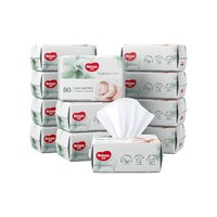 88VIP！HUGGIES 好奇 小森林加厚柔巾80抽*12包