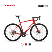 TREK 崔克 公路車 DOMANE AL 4 碳纖維前叉碟剎長途耐力公路自行車 蝰蛇紅色