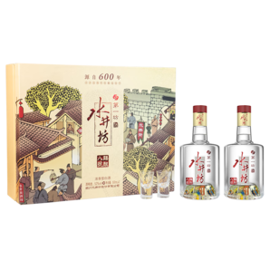 水井坊 臻釀八號  濃香型白酒 52度 500mL 2瓶 *3盒 禮盒整箱裝