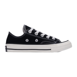 匡威（Converse）童鞋兒童帆布鞋低幫1970s經(jīng)典款中大童春夏季新款男童女童小白鞋 黑色（小童側(cè)面無孔） 35碼 21.5-22.5cm