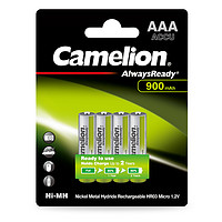Camelion 飛獅 NH-AAA900ARBP4 7號鎳氫充電電池 1.2V 900mAh 4粒裝