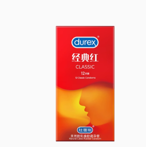 durex 杜蕾斯 安全套  經(jīng)典紅 12只