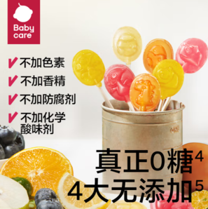 BabyPantry 光合星球 寶寶零食無糖棒棒糖78g/12支