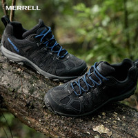 MERRELL 邁樂 男款戶外登山徒步鞋減震ACCENTOR 3 WP輕量防水防滑時尚耐磨透氣 J135471黑色（男款）
