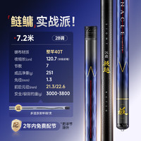 HANDING 漢鼎 極越輕量大綜合魚竿28調(diào)高碳素手桿手竿臺(tái)釣竿超輕超硬釣魚竿魚竿 7.2m