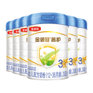 伊利金領(lǐng)冠睿護(hù)【新西蘭原裝進(jìn)口】3段1-3歲奶粉800g*6整箱裝