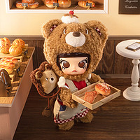 POP MART 泡泡瑪特 MOLLY小熊面包1/8可動(dòng)人偶
