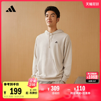 加厚毛圈連帽衛(wèi)衣套頭衫男女秋冬adidas阿迪達(dá)斯官方輕運(yùn)動IV7592