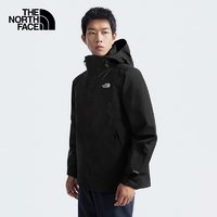 THE NORTH FACE 北面 沖鋒衣男戶外保暖羽絨內(nèi)膽三合一沖鋒外套81QS 黑色/JK3 L