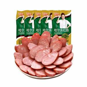 阿雷食品 東北特產(chǎn) 正宗哈爾濱紅腸 80g*5袋