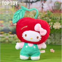 TOPTOY 三麗鷗家族Hello Kitty櫻桃搪膠毛絨公仔